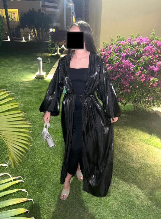 Kimono noir LAYA
